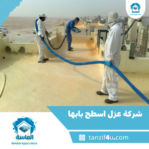 فريق عمل شركة الماسة يطبق أفضل خامات العزل