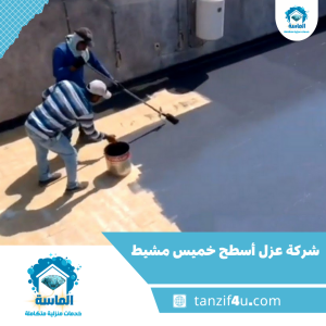 شركة عزل اسطح بخميس مشيط فريق شركة الماسة يقوم بخدمات عزل اسطح بخميس مشيط